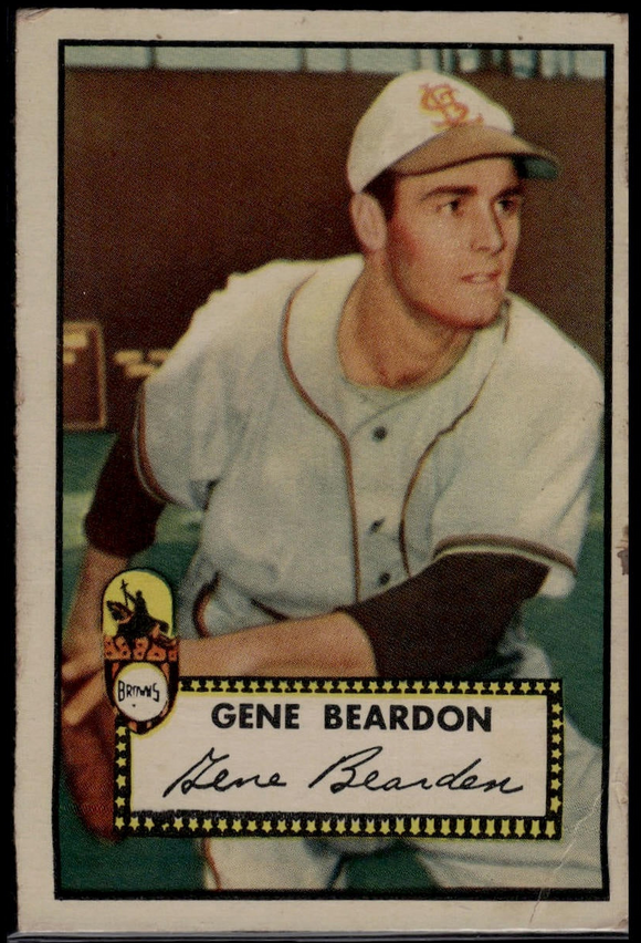 1952 Topps MLB Gene Bearden #229 ERA LEADER Baseball St. Louis Browns (Actual Card Pictured)