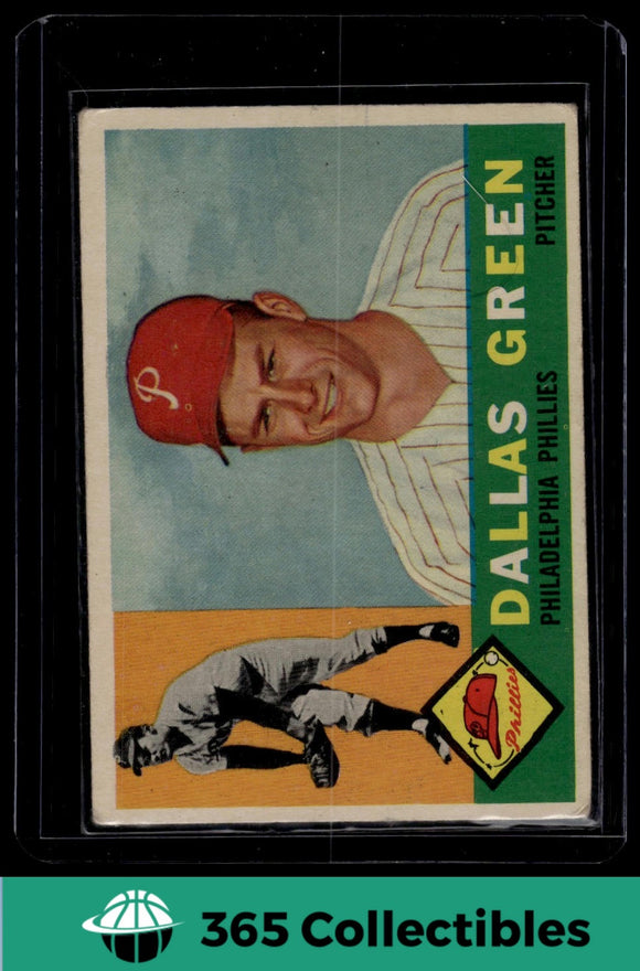 1960 Topps MLB Dallas Green #366 Baseball Philadelphia Phillies