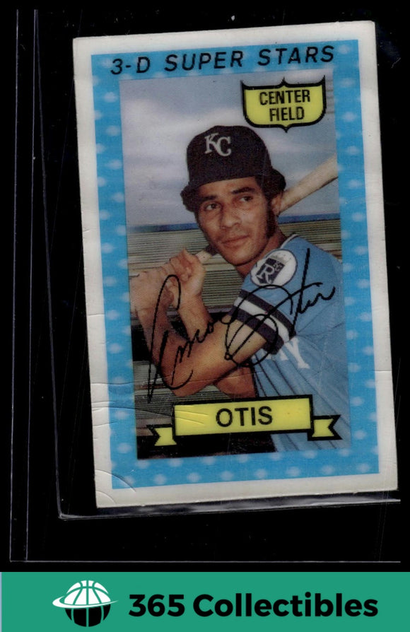 1974 Kellogg's 3-D Super Stars Amos Otis #17 Baseball Kansas City Royals