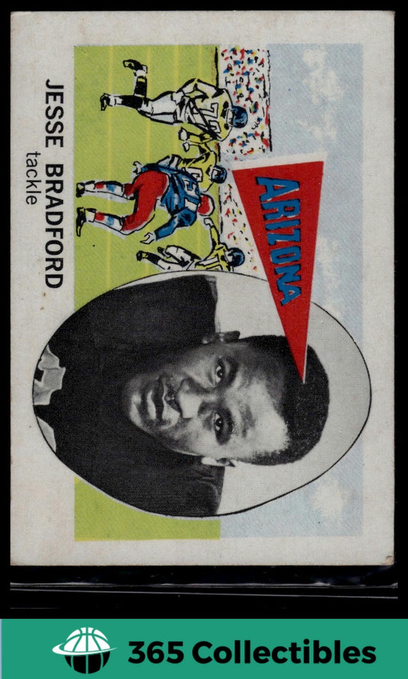1961 Nu-Cards Stars Jesse Bradford #138 Football Arizona State Sun Devils