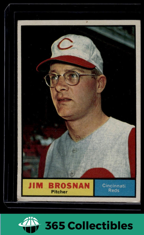 1961 Topps MLB Jim Brosnan #513 Baseball Cincinnati Reds