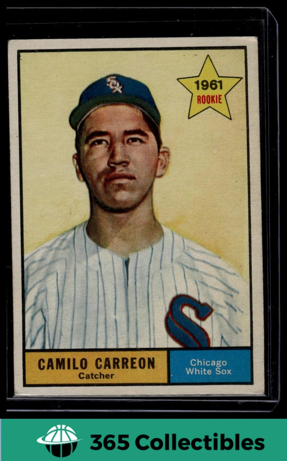 1961 Topps MLB CAMILO CARREON #509 Baseball CHICAGO WHITE SOX
