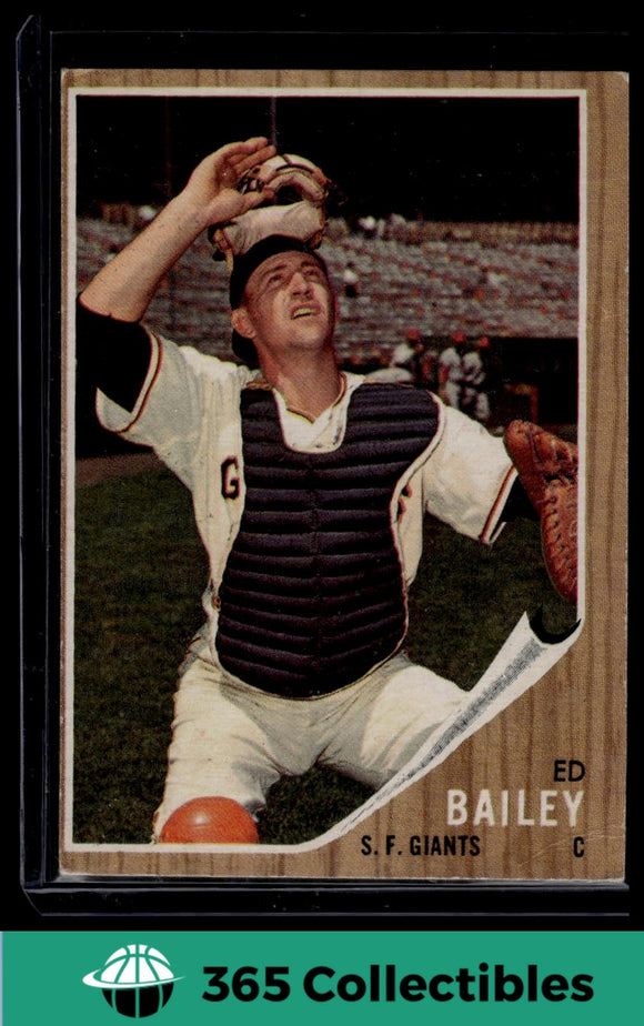 1962 Topps MLB Ed Bailey #459 Baseball San Francisco Giants