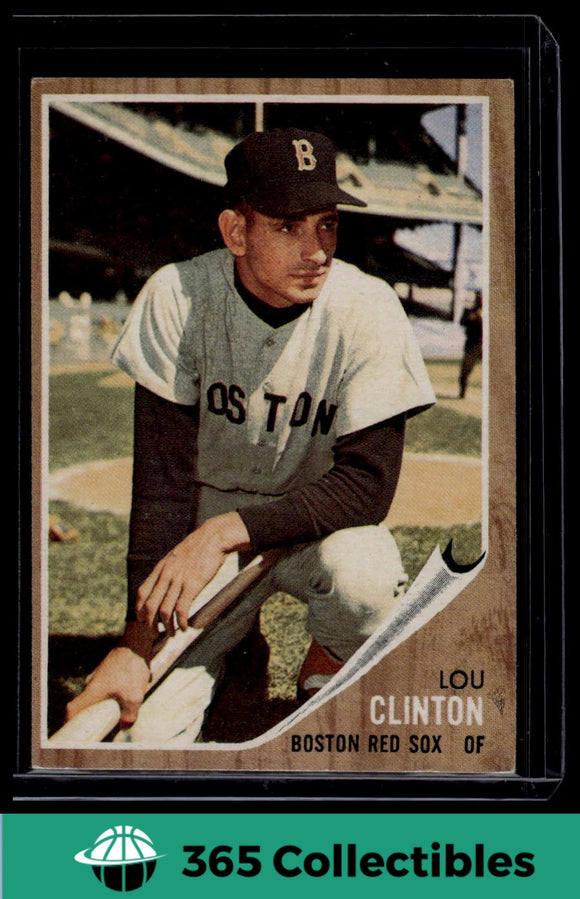 1962 Topps MLB Lou Clinton #457 Baseball Boston Red Sox