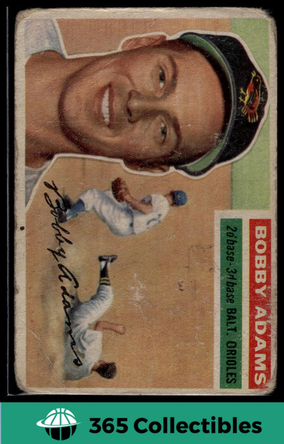 1956 Topps Bobby Adams #287 Baseball Baltimore Orioles