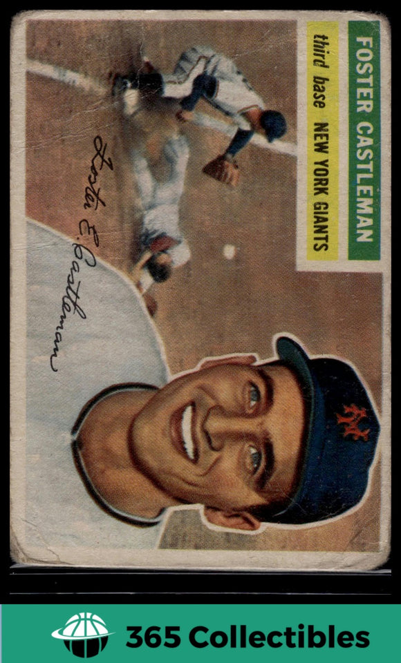1956 Topps FOSTER CASTLEMAN #271 Baseball New York Giants
