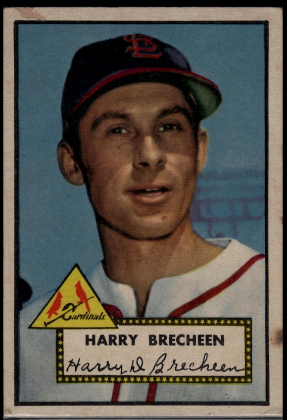 1952 Topps MLB Harry Brecheen #263 Baseball St. Louis Cardinals