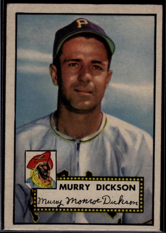 1952 Topps MLB Murry Dickson #266 Baseball Pittsburgh Pirates