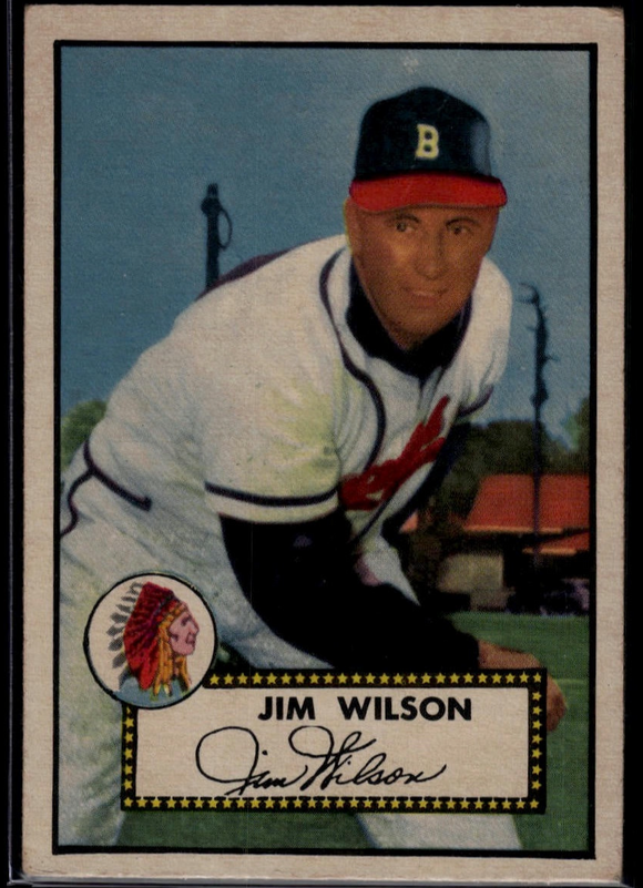 1952 Topps MLB Jim Wilson #276 Baseball Boston Braves