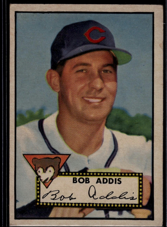 1952 Topps MLB Bob Addis #259 Baseball Chicago Cubs