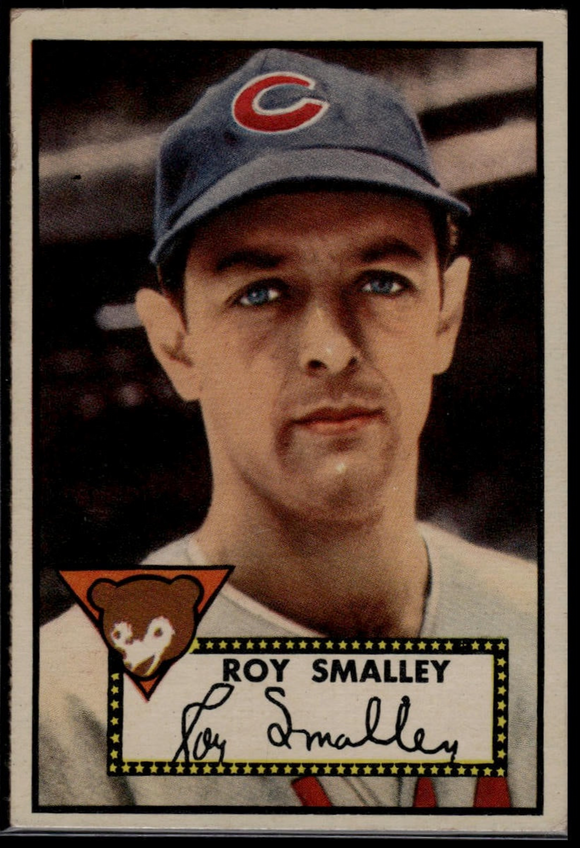 1952 Topps MLB Roy Smalley #173 Baseball Chicago Cubs Red Back (Actual Card Pictured)