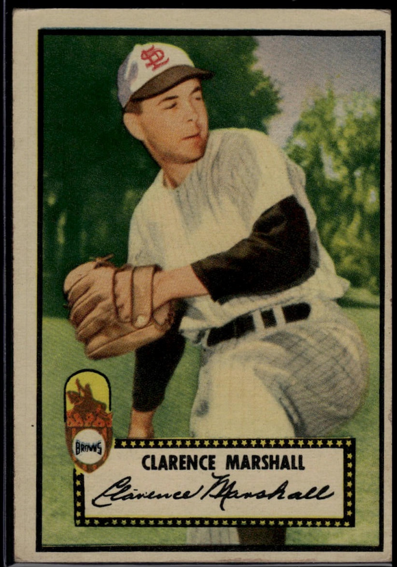1952 Topps MLB Cuddles Marshall #174 Baseball St. Louis Browns