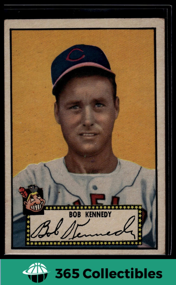 1952 Topps MLB Robert Kennedy #77 Player/Manager Baseball Cleveland Indians