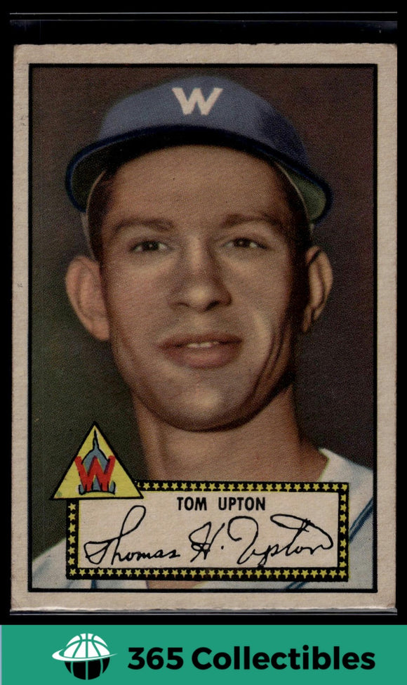1952 Topps MLB Tom Upton #71 Baseball Washington Senators
