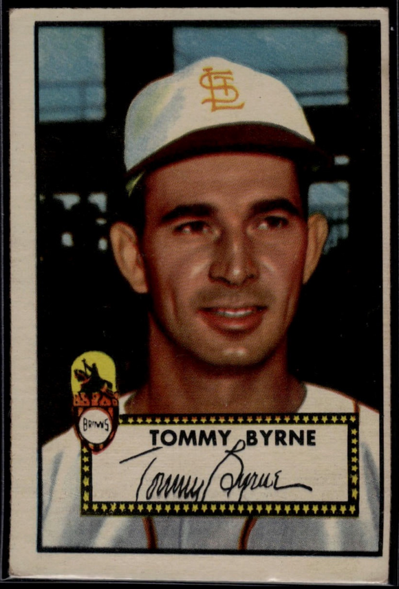 1952 Topps MLB Tommy Byrne #241 RED BACK - ALL-STAR Baseball St. Louis Browns (Actual Card Pictured)