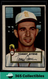 1952 Topps MLB Tommy Byrne #241 RED BACK - ALL-STAR Baseball St. Louis Browns