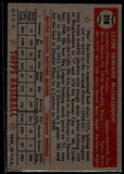 1952 Topps MLB Clyde McCullough VIRGINIA HOF #218 Baseball Pittsburgh Pirates (Actual Card Pictured)
