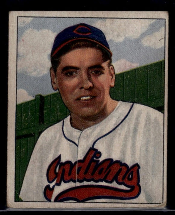1950 Bowman Mike Garcia Rookie Card #147 Baseball Cleveland Indians