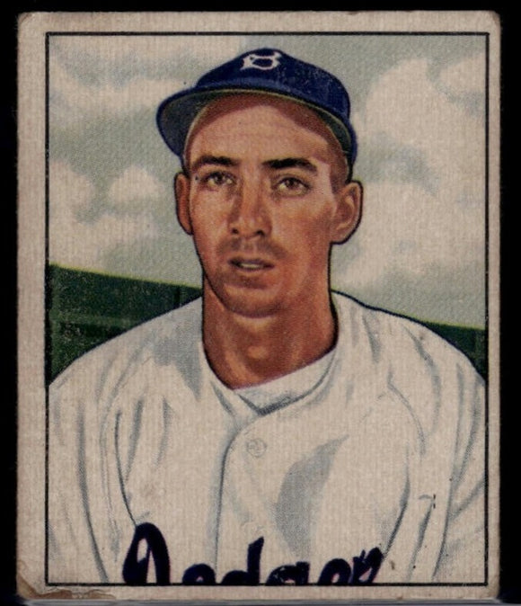 1950 Bowman BILLY COX #194 Baseball Brooklyn Dodgers