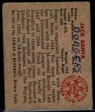 1950 Bowman Jack Banta #224 Baseball Brooklyn Dodgers