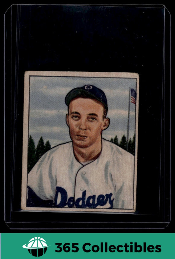 1950 Bowman Jack Banta #224 Baseball Brooklyn Dodgers