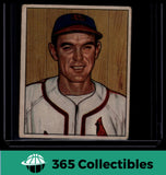 1950 Bowman VERNAL JONES #238 Baseball St. Louis Cardinals