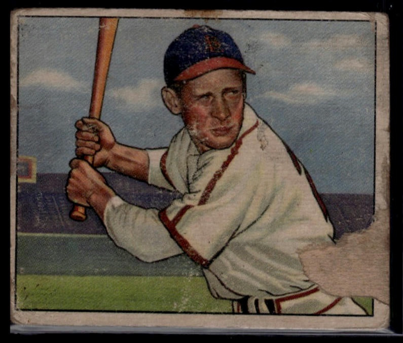 1950 Bowman Eddie Kazak #36 Baseball St. Louis Cardinals