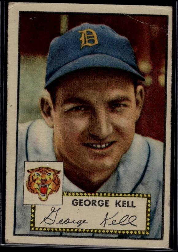 1952 Topps MLB George Kell #246 Baseball Detroit Tigers (Actual Card Pictured)