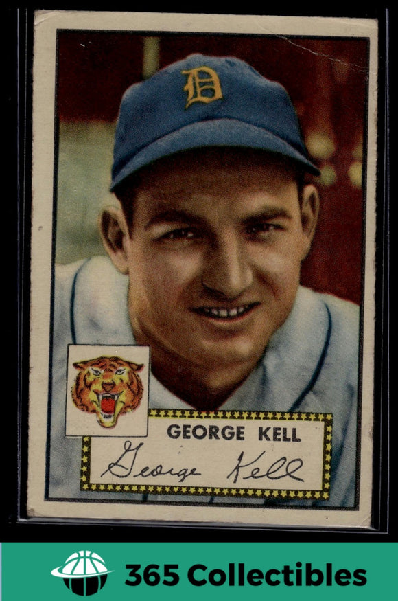 1952 Topps MLB George Kell #246 Baseball Detroit Tigers