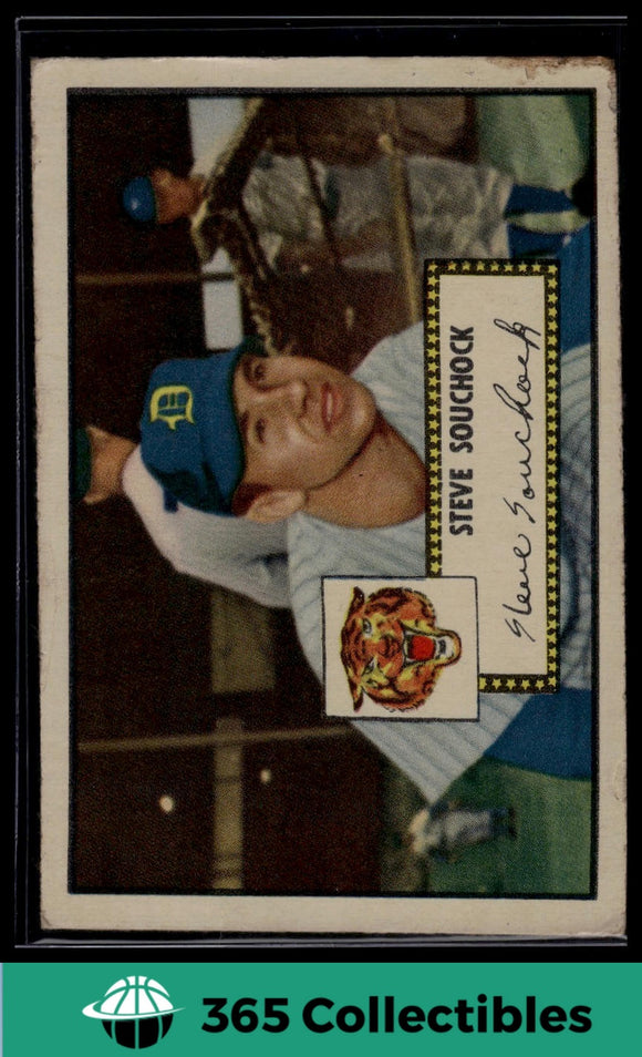 1952 Topps MLB Steve Souchock #234 Baseball Detroit Tigers