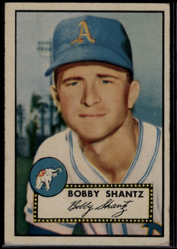 1952 Topps MLB Bobby Shantz #219 Baseball Philadelphia Athletics (Actual Card Pictured)