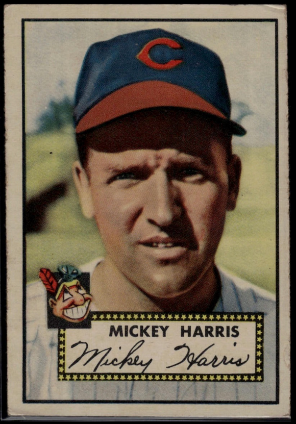 1952 Topps MLB Mickey Harris #207 Baseball Cleveland Indians (Actual Card Pictured)