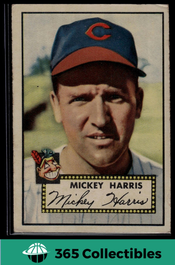 1952 Topps MLB Mickey Harris #207 Baseball Cleveland Indians