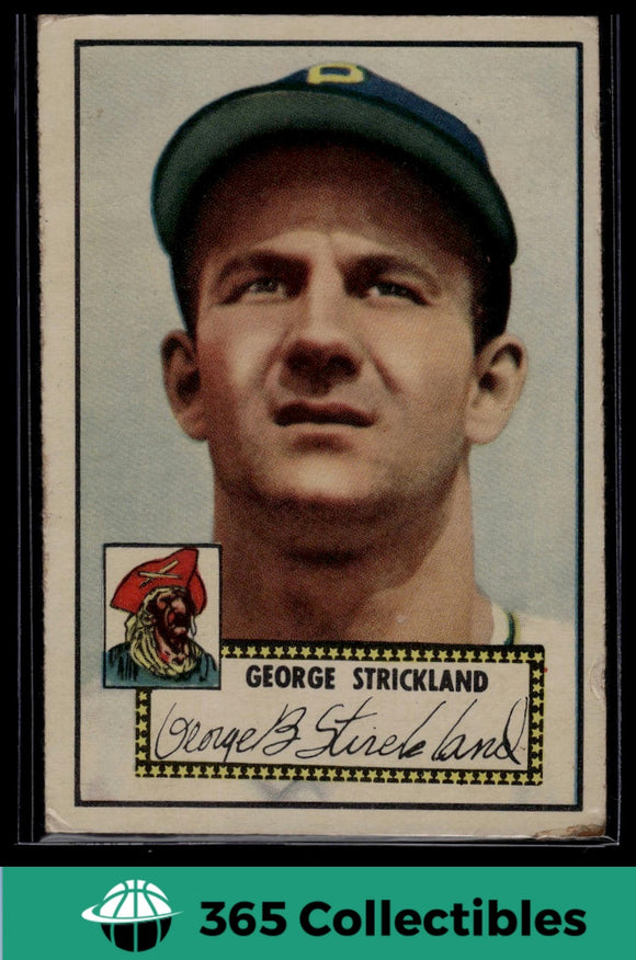 1952 Topps MLB George Strickland #197 Baseball Pittsburgh Pirates