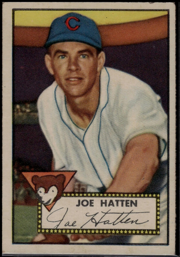 1952 Topps MLB Joe Hatten #194 Baseball Chicago Cubs (Actual Card Pictured)