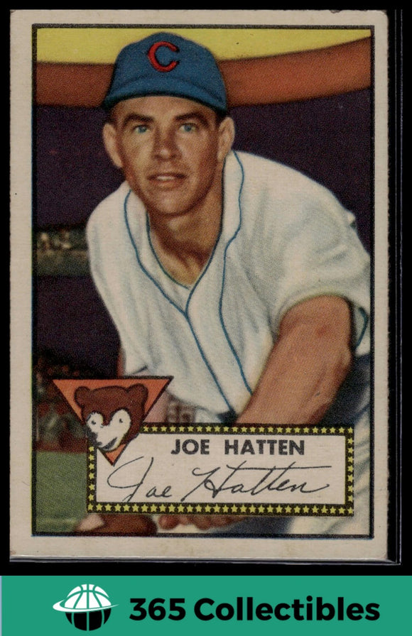 1952 Topps MLB Joe Hatten #194 Baseball Chicago Cubs