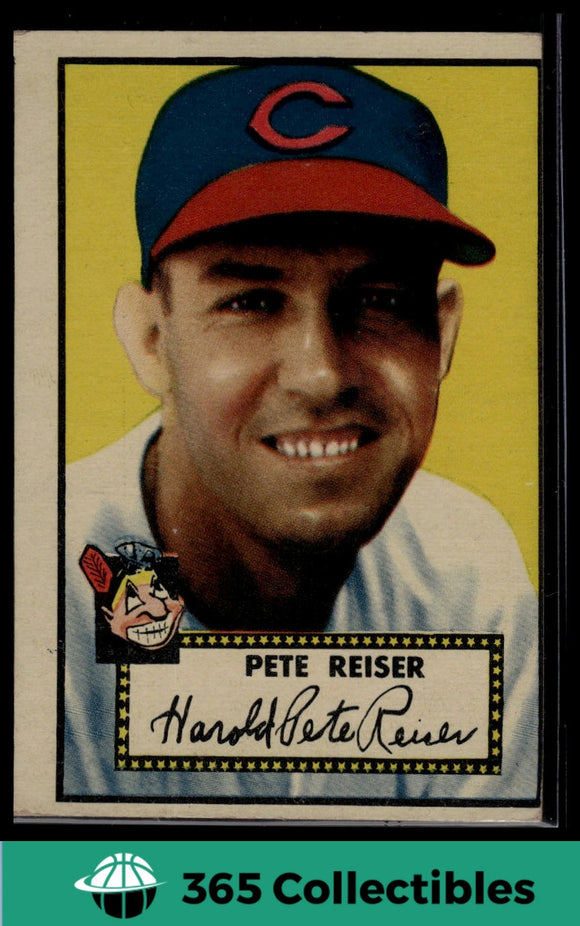 1952 Topps MLB Pete Reiser #189 Baseball Cleveland Indians