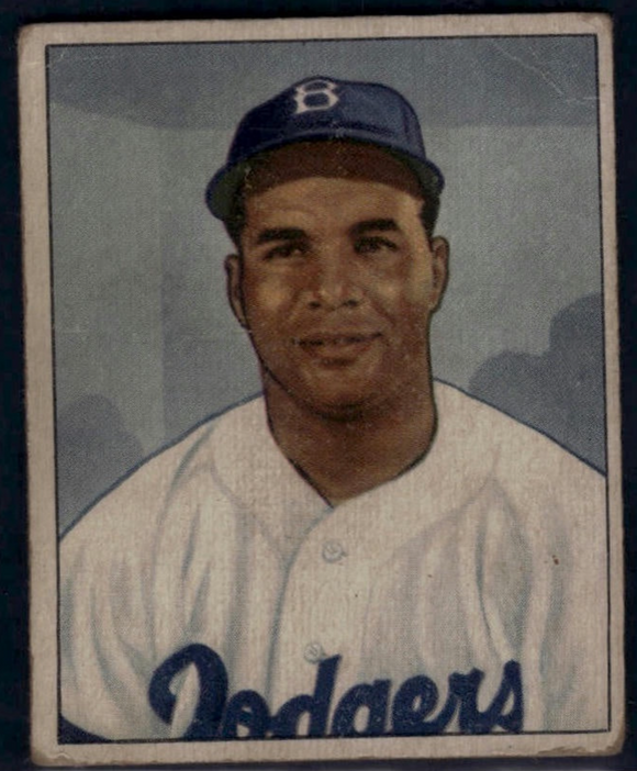 1950 Bowman MLB Roy Campanella HOF #75 Baseball Brooklyn Dodgers HOF