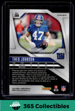 2024 Panini Prizm #390 Theo Johnson Green Prizm Rookie New York Giants