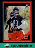 2018 Donruss #391 Javon Wims Red Press Proof Rookie Chicago Bears