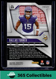2024 Panini Prizm #324 Dallas Turner Orange Disco Prizm Rookie Minnesota Vikings