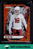 2024 Panini Prizm #376 Max Melton Orange Disco Prizm Rookie Cardinals