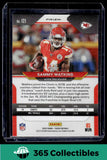 2020 Panini Prizm #121 Sammy Watkins Prizm Red Cracked Ice Kansas City Chiefs