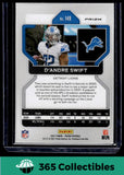 2021 Panini Prizm #149 D'Andre Swift Orange Lazer Prizm Detroit Lions