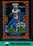 2021 Panini Prizm #149 D'Andre Swift Orange Lazer Prizm Detroit Lions
