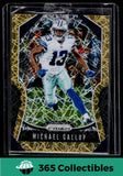 2019 Panini Prizm #34 Michael Gallup Lazer Prizm Dallas Cowboys Football