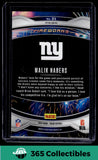 2024 Panini Prizm #21 Malik Nabers Fireworks Green Prizm New York Giants