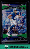 2024 Panini Prizm #21 Malik Nabers Fireworks Green Prizm New York Giants