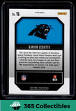 2024 Panini Prizm #15 Xavier Legette Emergent Green Prizm Rookie Panthers