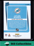 Optic 2021 Donruss #P-263 Jaylen Waddle Rated Rookie Press Proof Gold Dolphins